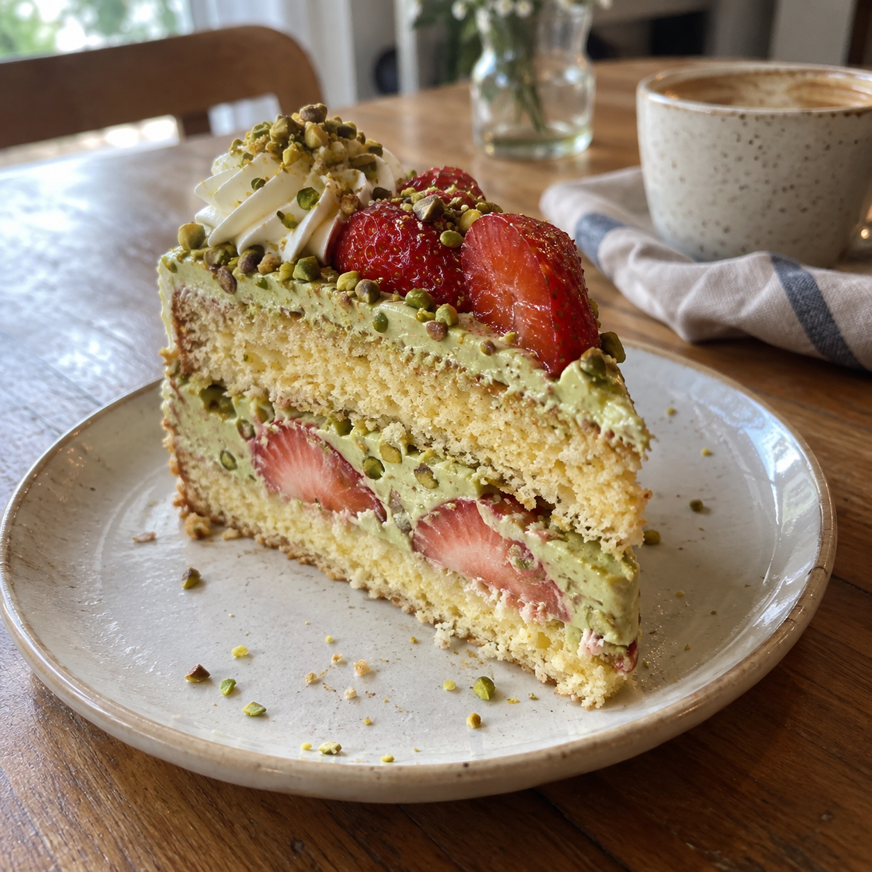 AI generated Cake original example for ai food photography