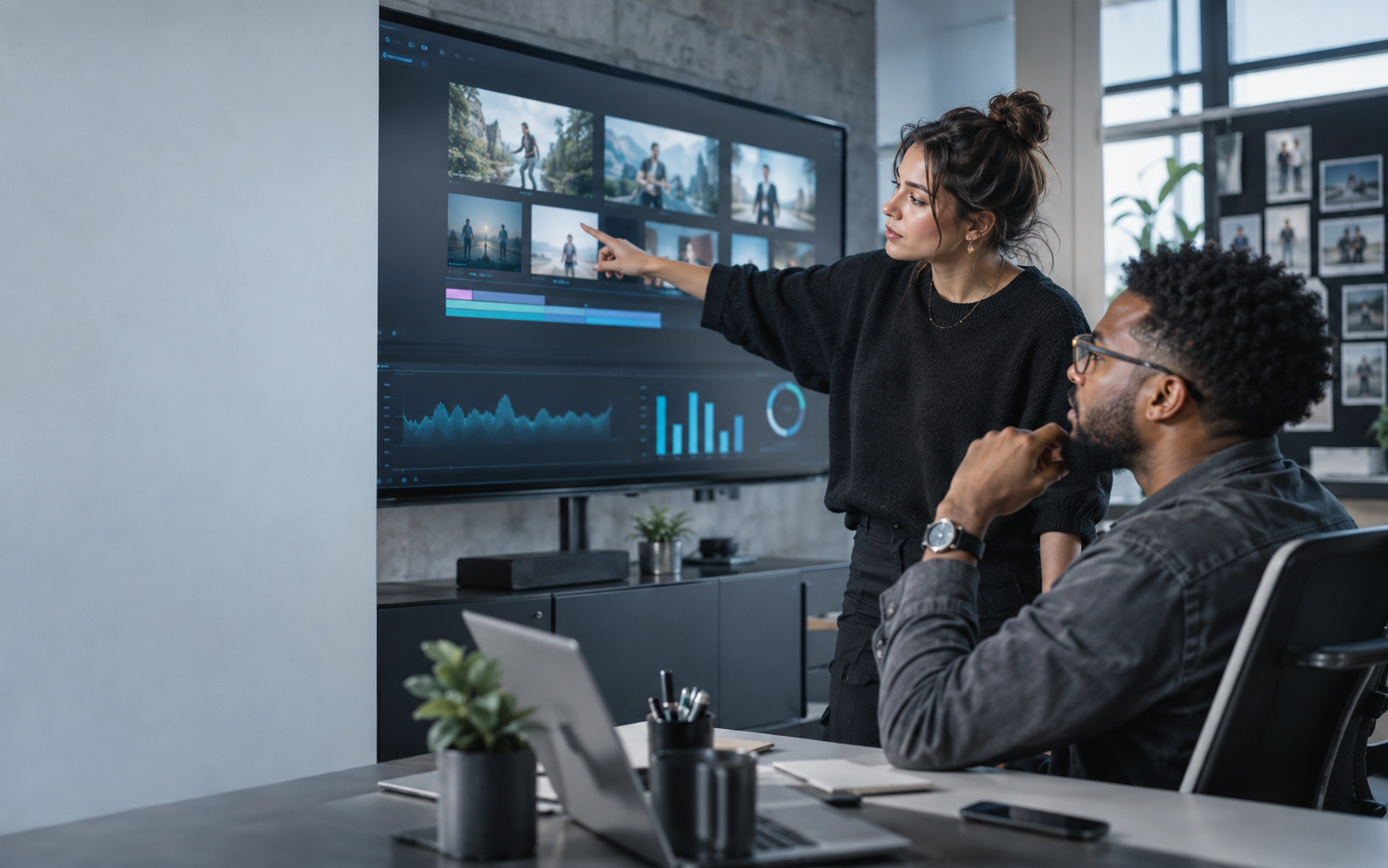 AI video generator feed ad example
